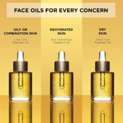 Clarins Blue Orchid Radiance & Hydrating Natural Face Treatment Oil -Deals Nude Flair Store 2236486cm alt04