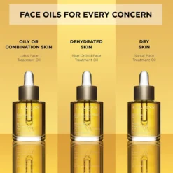 Clarins Lotus Balancing & Hydrating Natural Face Treatment Oil