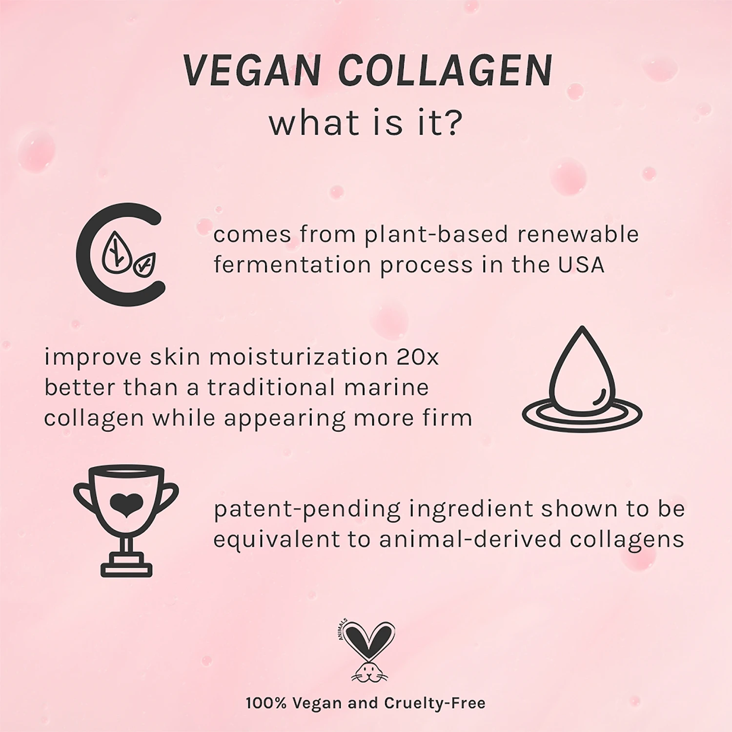 Vegan Collagen Complex Face Serum With Hyaluronic Acid 3 Vegan Collagen Complex Face Serum With Hyaluronic Acid - Image 3