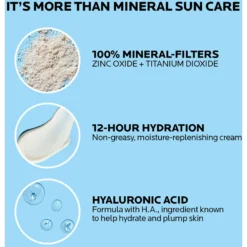 LA ROCHE-POSAY Anthelios Mineral SPF 30 Face Moisturizer With Hyaluronic Acid -Deals Nude Flair Store 2575538cm alt04