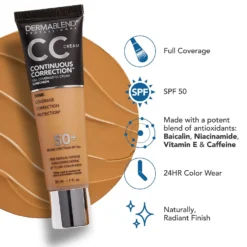 Continuous Correction Tone-Evening CC Cream SPF 50+