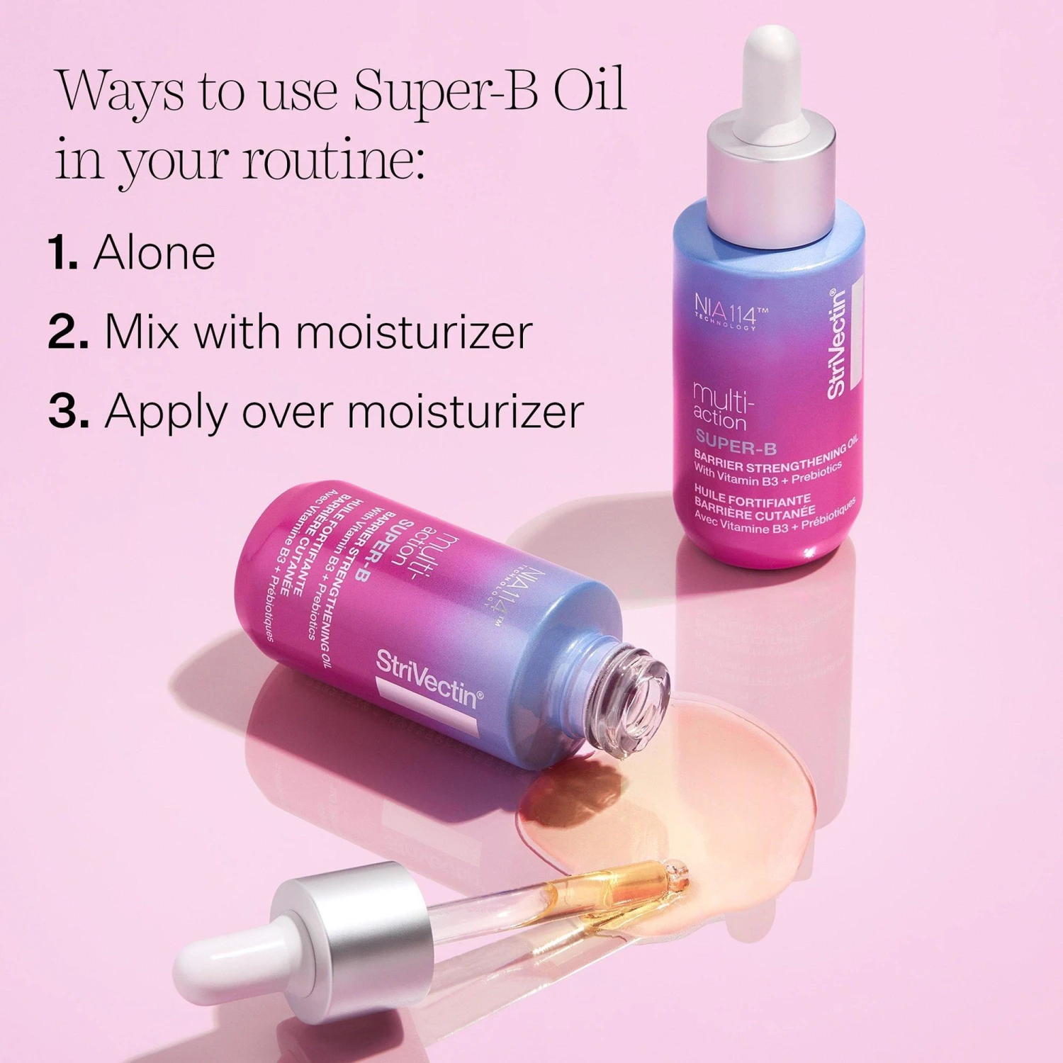 Super-B Barrier Strengthening Oil With Vitamin B3 3 Super-B Barrier Strengthening Oil With Vitamin B3 - Image 3