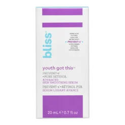 Bliss Youth Got This Prevent-4 + Pure Retinol Advanced Skin Smoothing Serum 9 Bliss Youth Got This Prevent-4 + Pure Retinol Advanced Skin Smoothing Serum -Deals Nude Flair Store 2584731 alt02